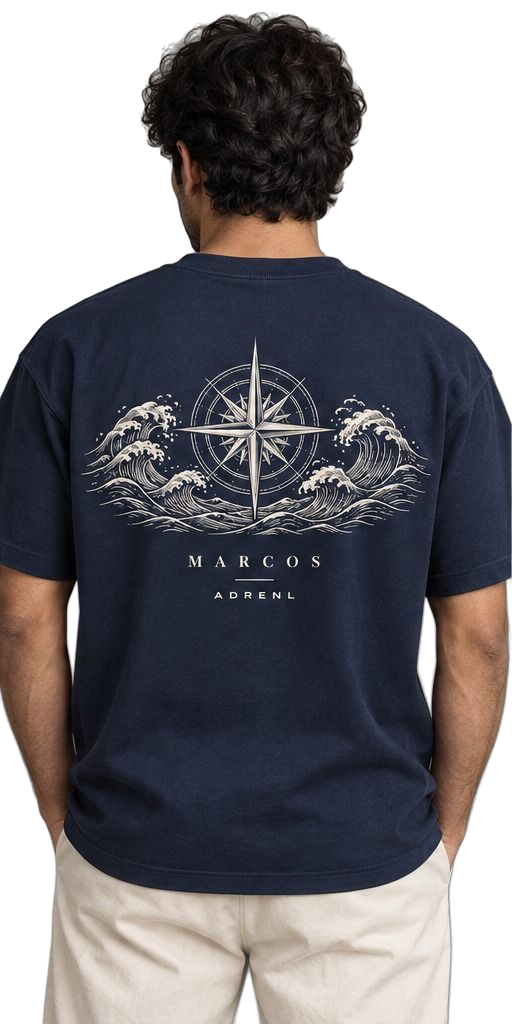 MARCOS tee, back view